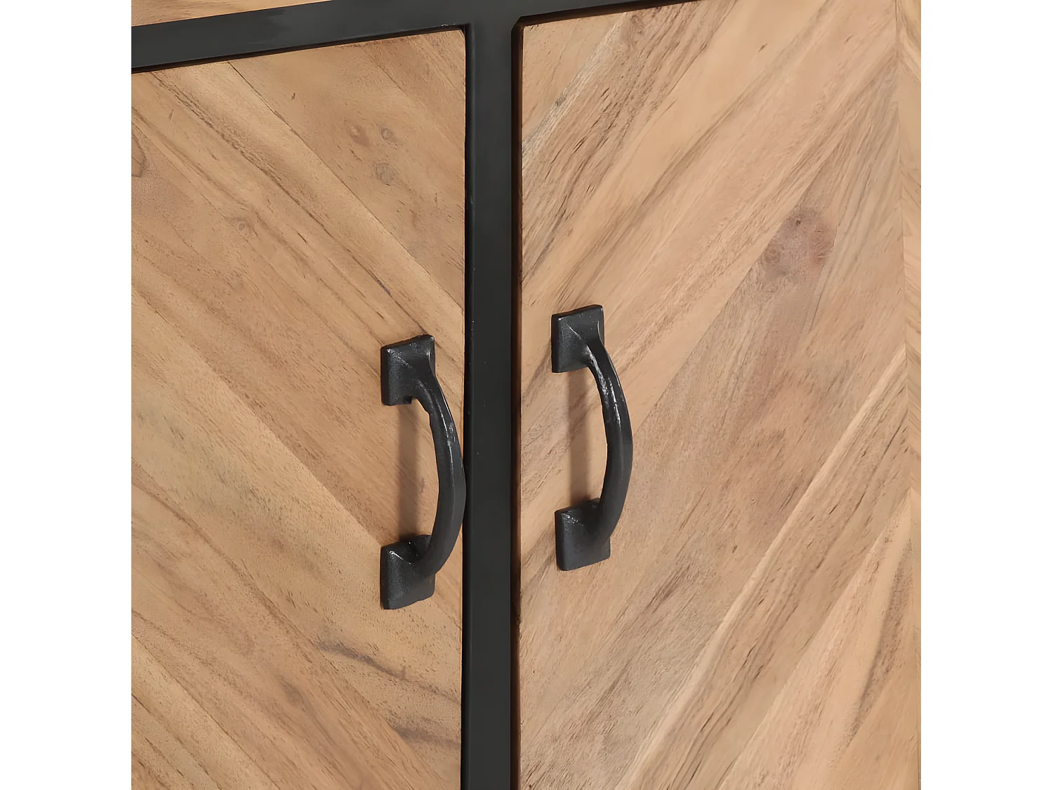 Console 120x30x75 Bois d'acacia solide 2