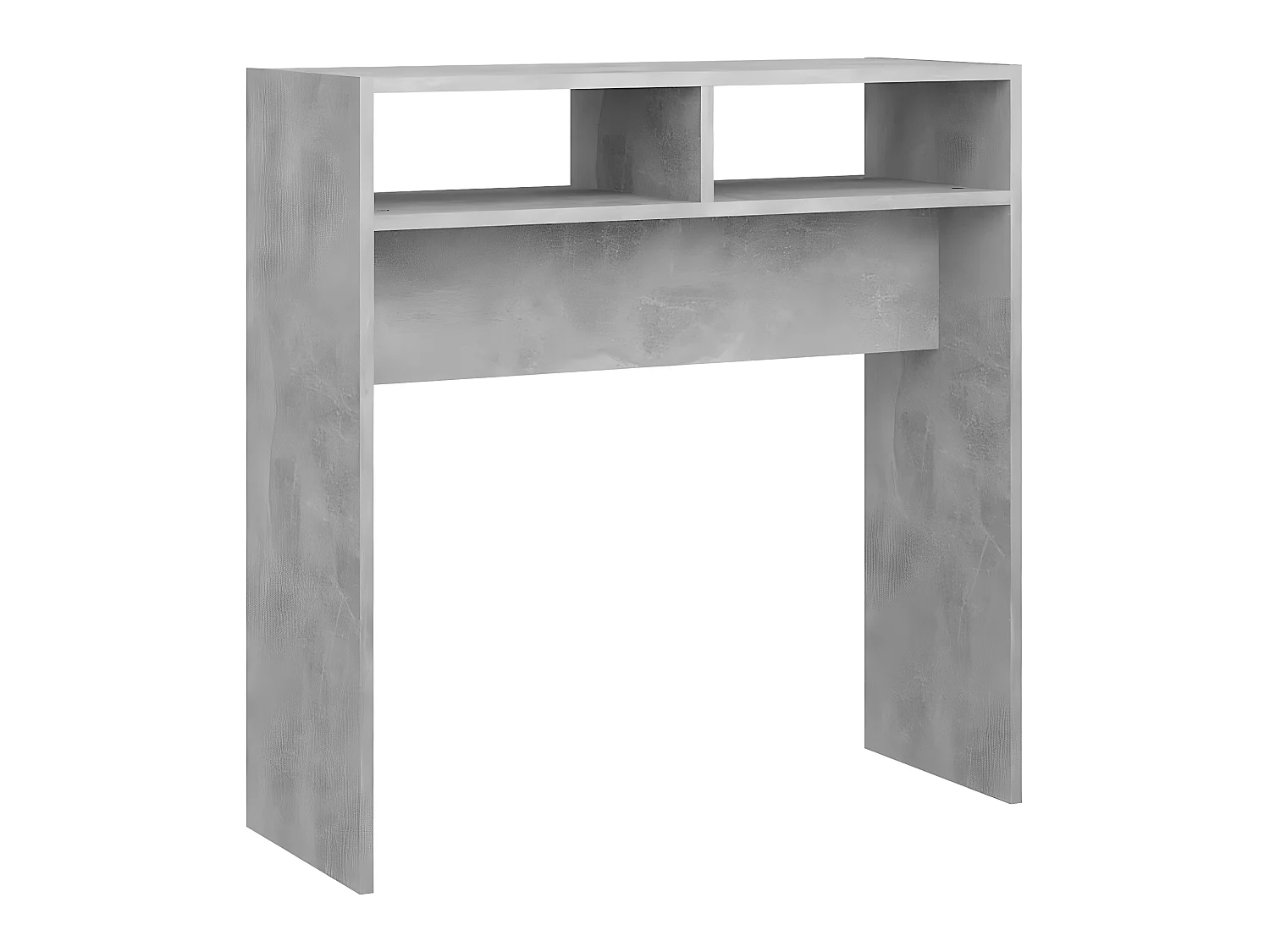 Table console Gris béton 78x30x80