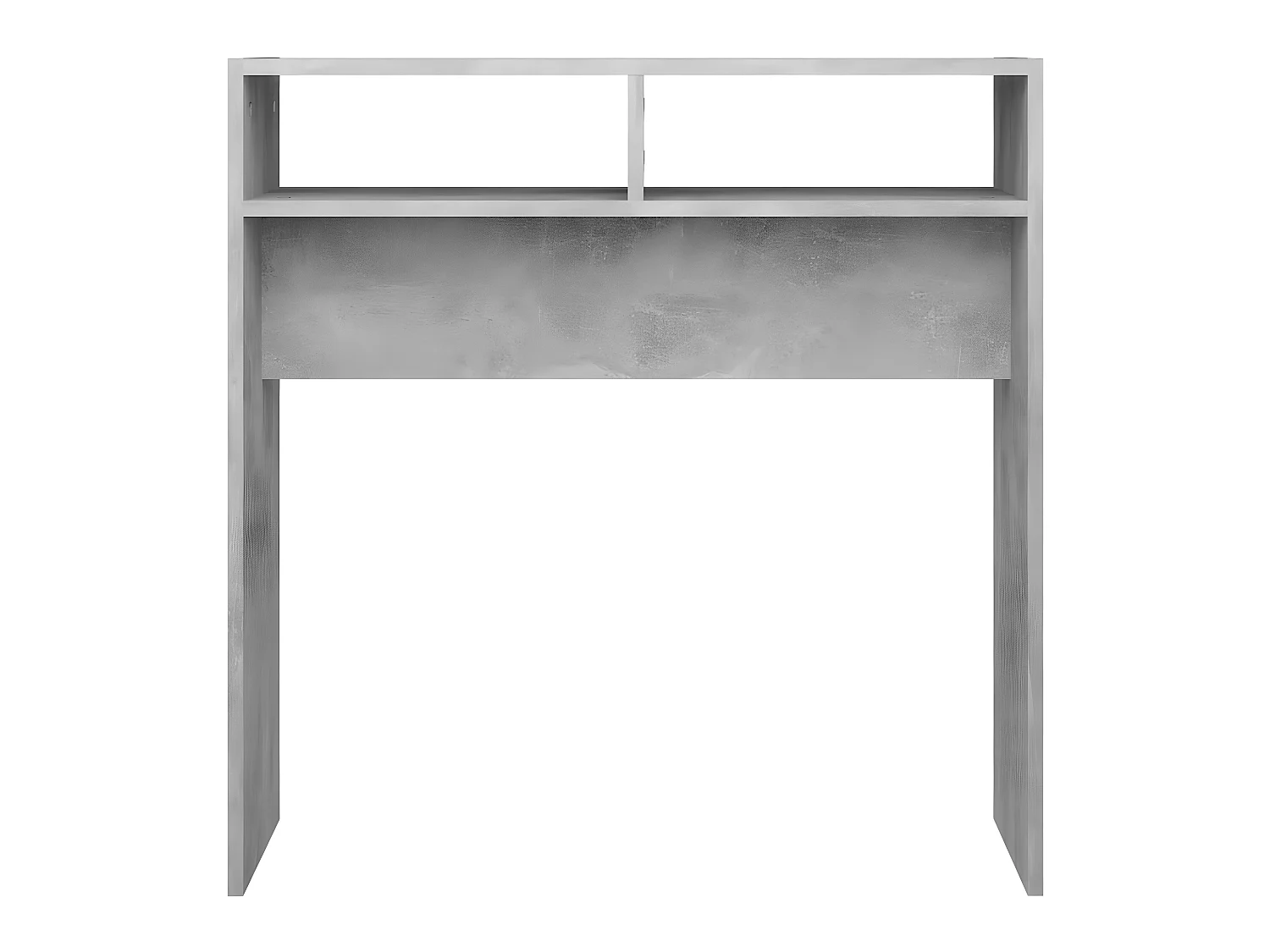 Wandtafel 78x30x80 cm spaanplaat betongrijs