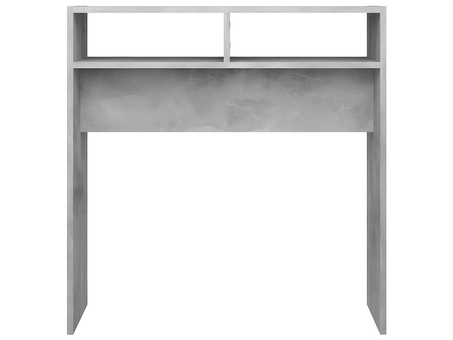Table console Gris béton 78x30x80