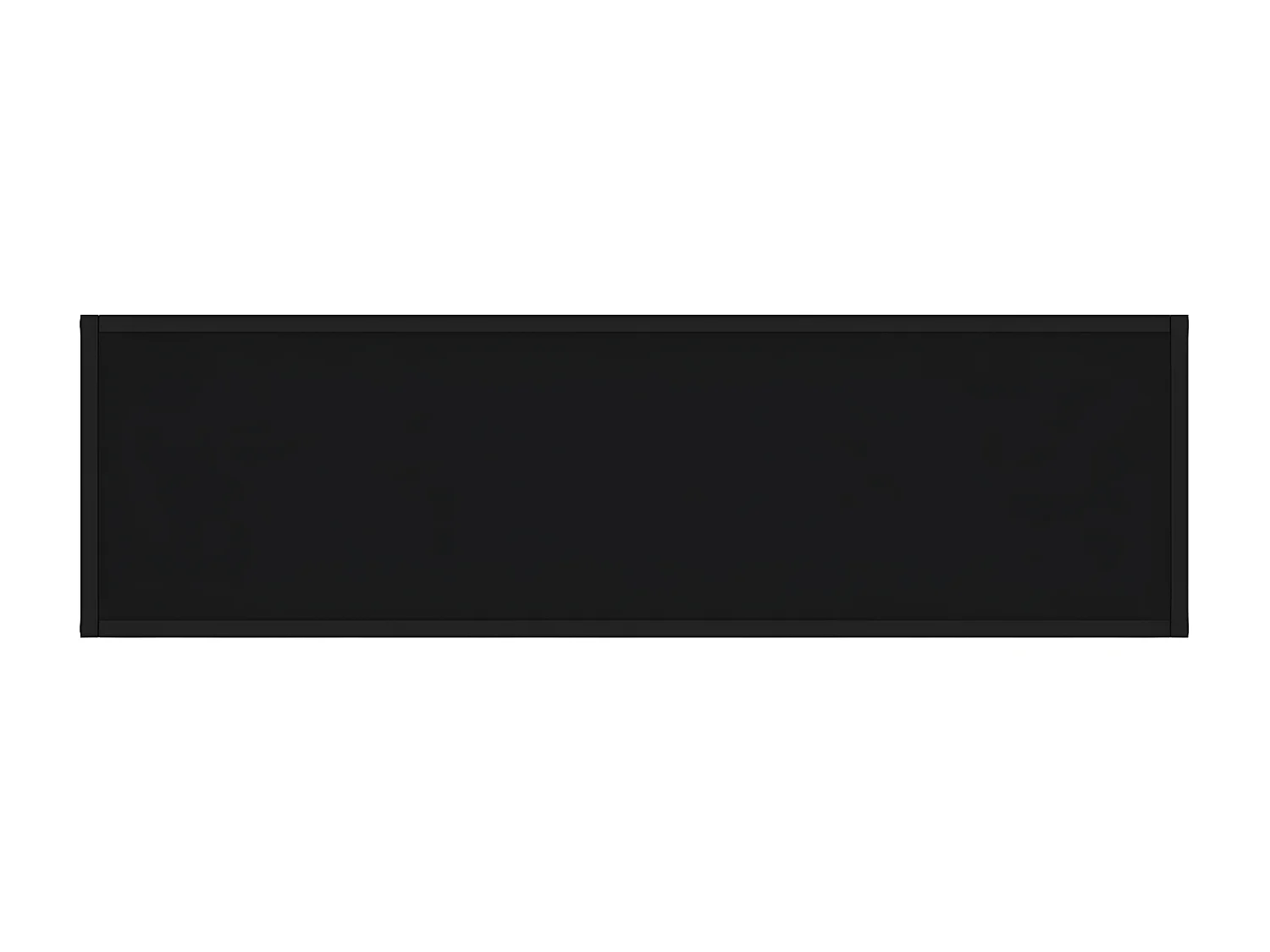 Table console Noir 120x35x75 Verre trempé 4