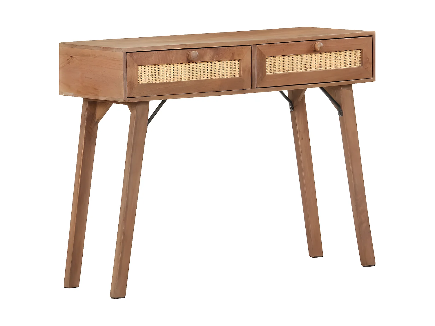 Table console 100x35x76 Bois de manguier massif