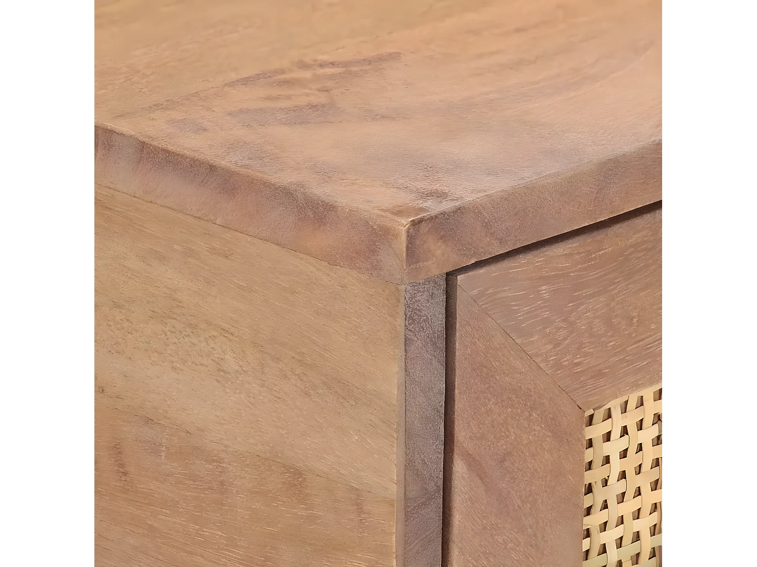 Table console 100x35x76 Bois de manguier massif