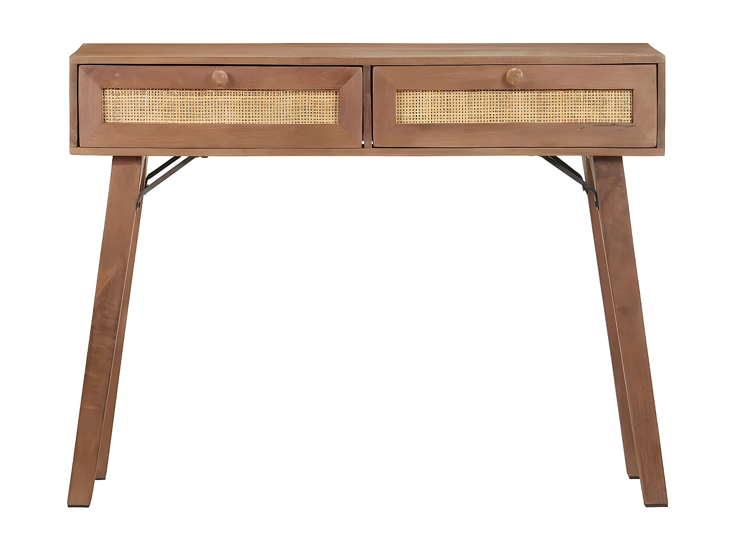 Table console 100x35x76 Bois de manguier massif