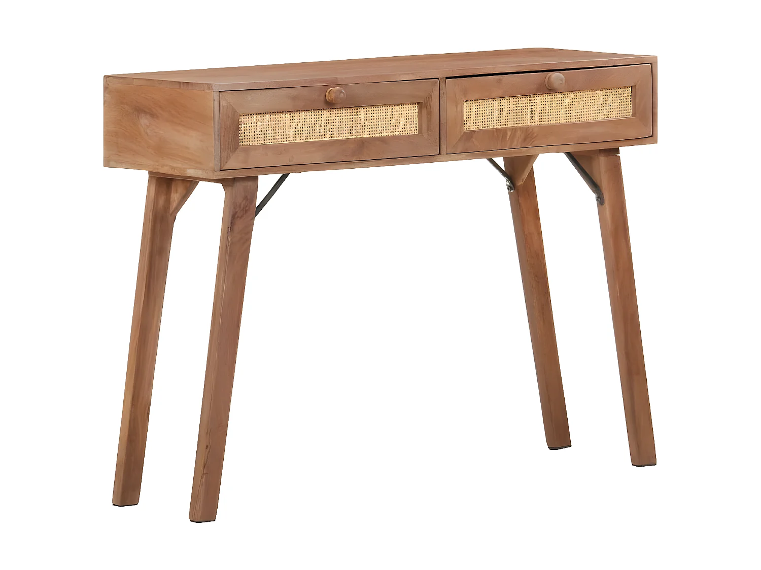 Table console 100x35x76 Bois de manguier massif