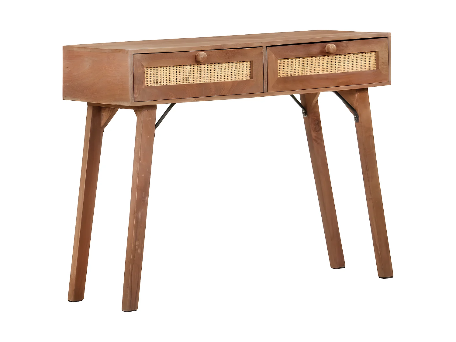 Table console 100x35x76 Bois de manguier massif