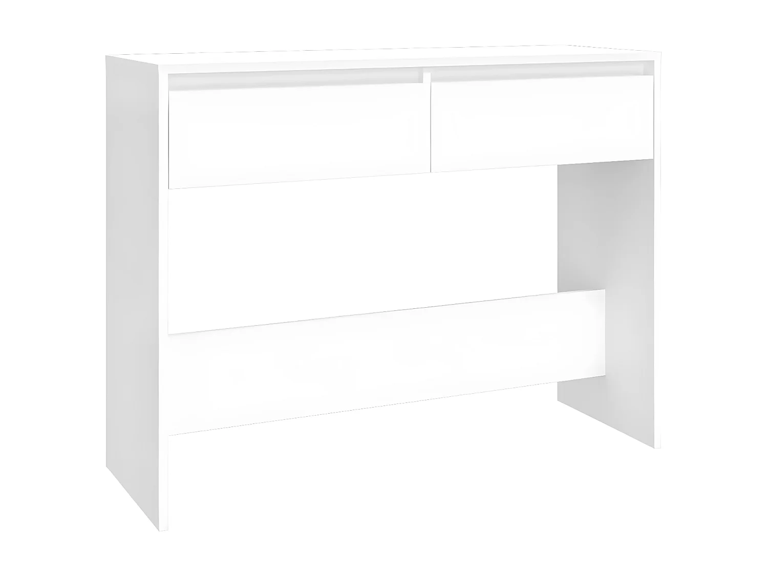 Table console Blanc 100x35x76,5