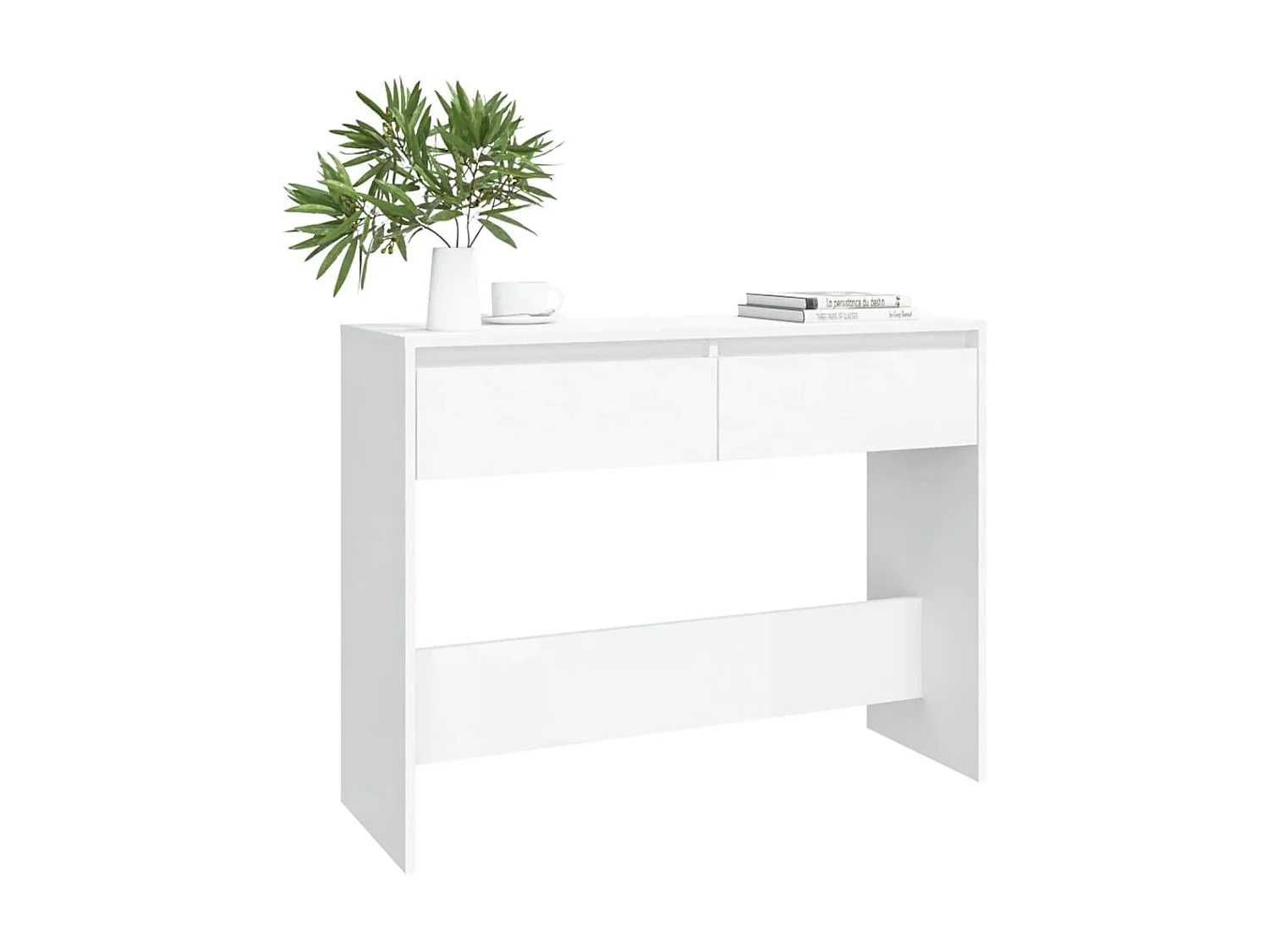 Table console Blanc 100x35x76,5