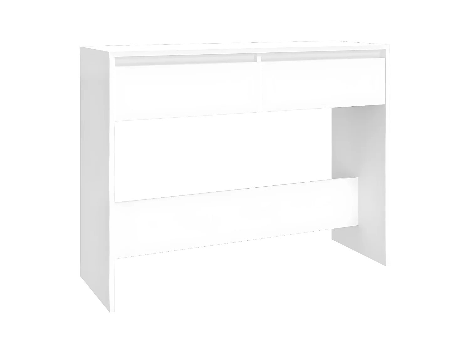 Table console Blanc 100x35x76,5
