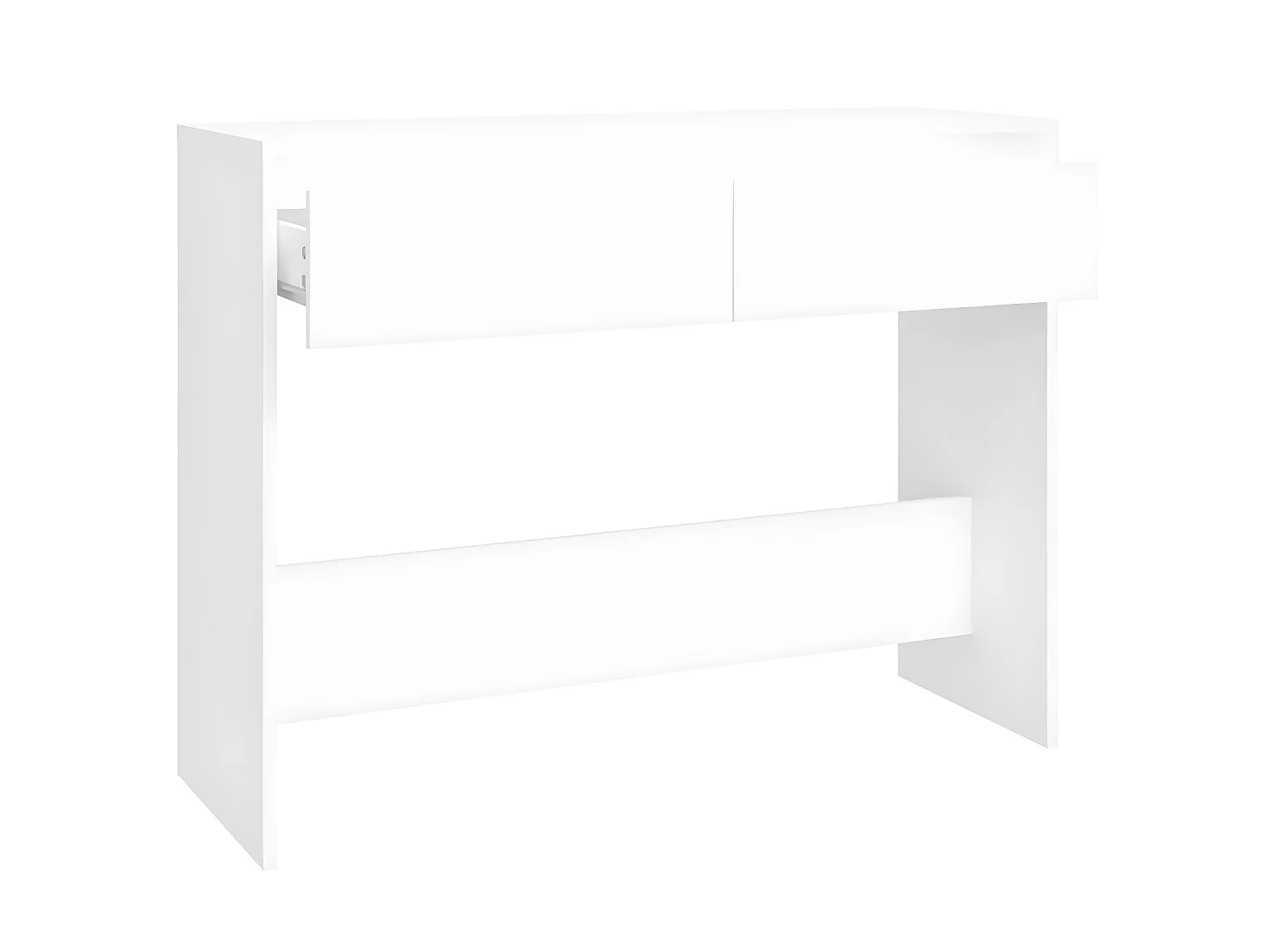 Table console Blanc 100x35x76,5