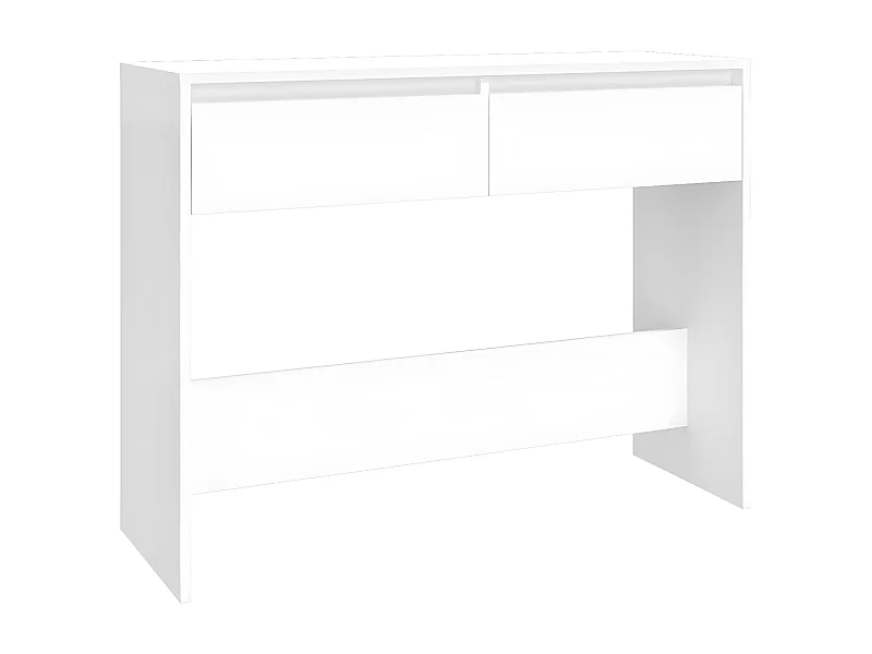 Table console Blanc 100x35x76,5