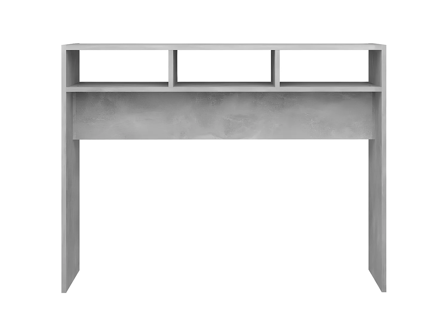 Table console Gris béton 105x30x80