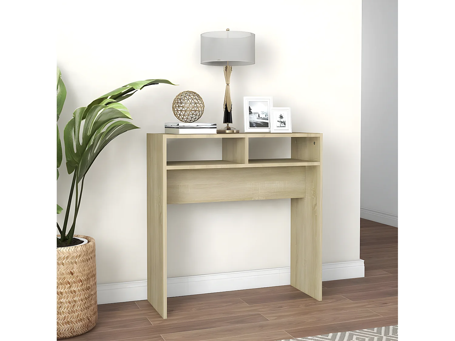 Table console Chêne sonoma 78x30x80