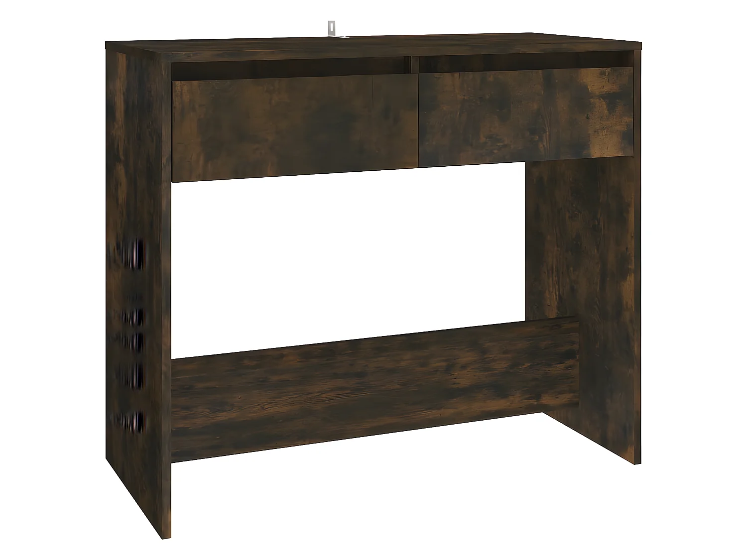 Table console Chêne fumé 89x41x76,5 Acier