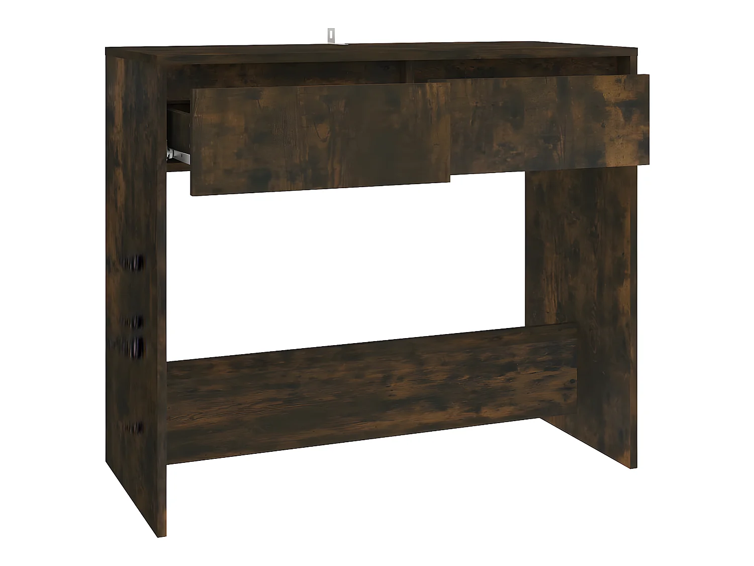 Table console Chêne fumé 89x41x76,5 Acier