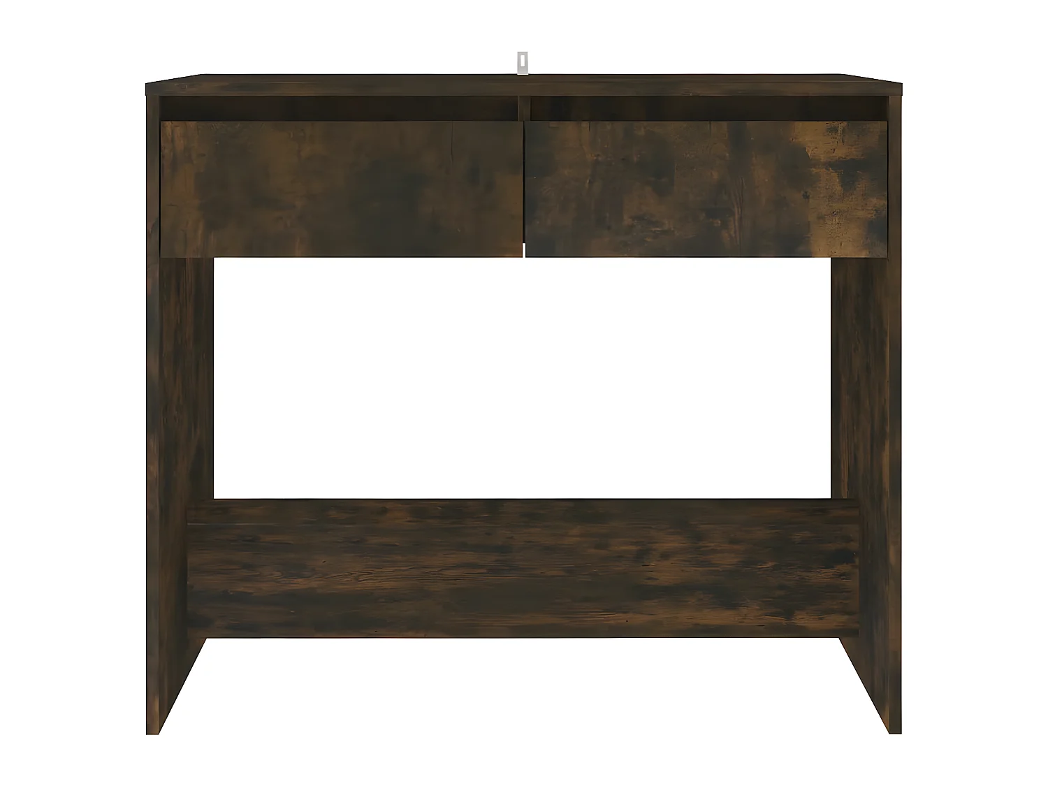 Table console Chêne fumé 89x41x76,5 Acier