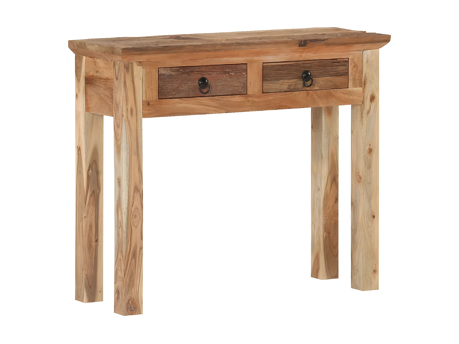 Table console 90,5x30x75 Bois d'acacia et de récupération