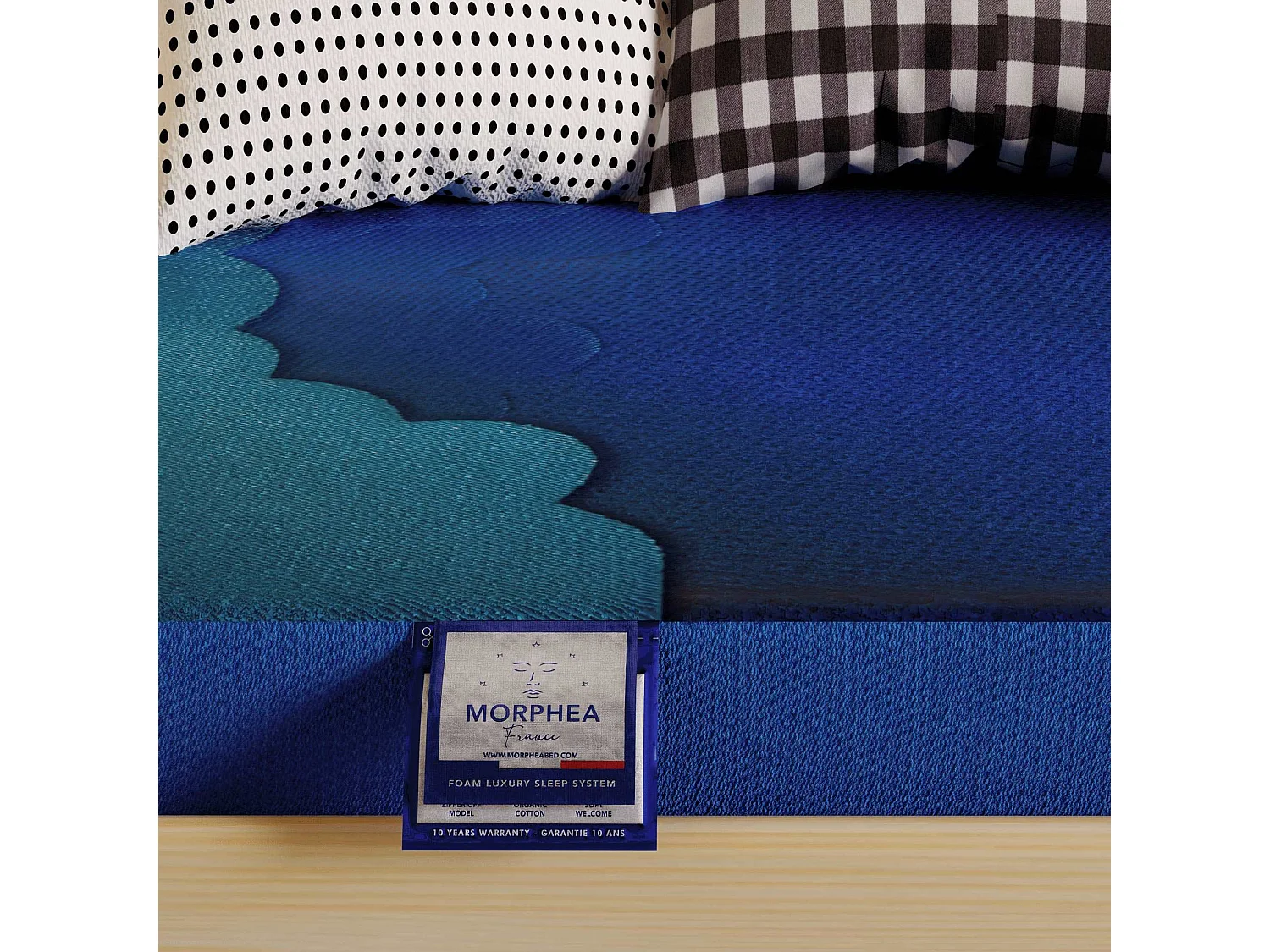 Matelas bébé mousse et latex 70x140 épais 10cm