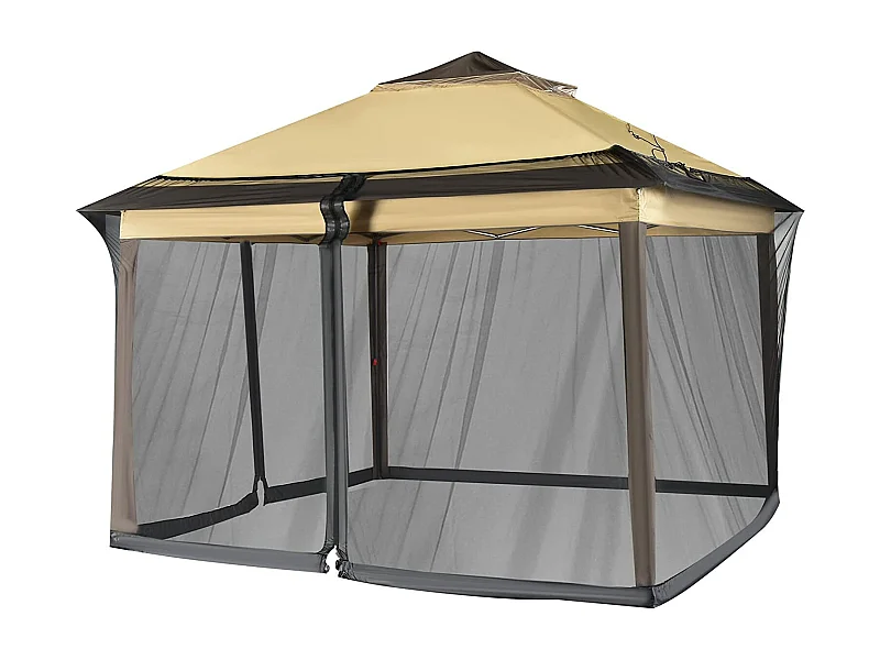 verstellbares Moskitonetz mit 2 Türen