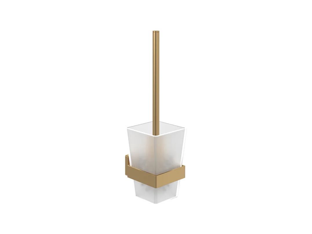 Ensemble brosse WC VILLEROY ET BOCH Elements - Striking Or Brossé