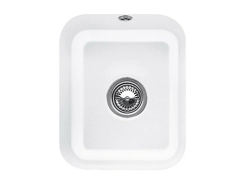 Evier 1 bac VILLEROY ET BOCH Cisterna 45 Blanc CeramicPlus avec vidage manuel