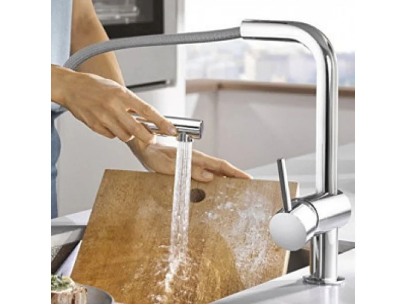 Evier VILLEROY ET BOCH Nestor Plus + Robinet cuisine GROHE Minta