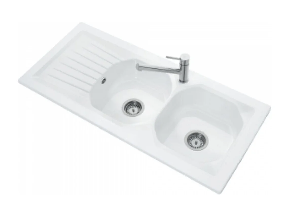 Evier VILLEROY ET BOCH Nestor Plus + Robinet cuisine GROHE Minta