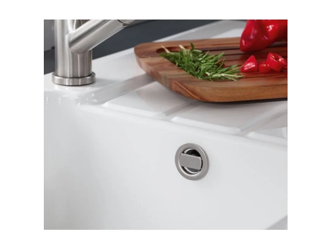 Evier 1 bac 86 x 51 cm VILLEROY ET BOCH Architectura 50 Blanc