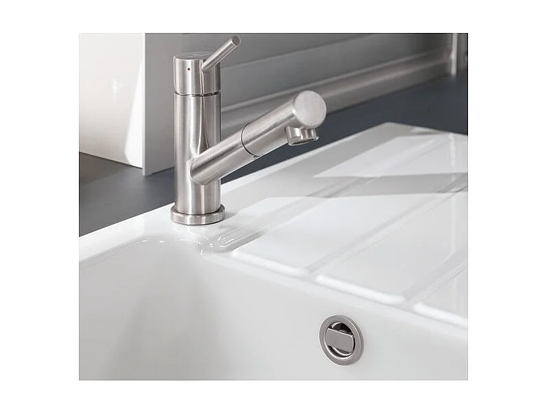 Evier 1 bac 86 x 51 cm VILLEROY ET BOCH Architectura 50 Blanc