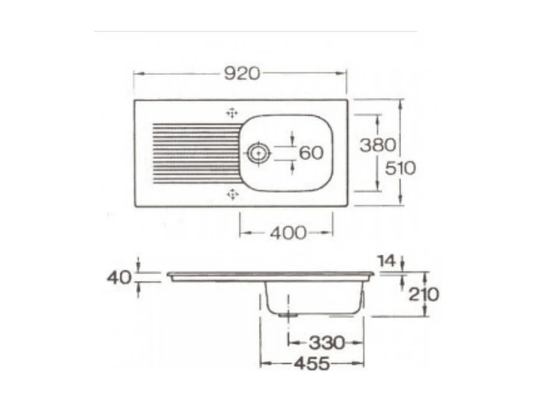 Evier 1 bac VILLEROY ET BOCH  Tudor + mitigeur cuisine GROHE Bauloop bec haut