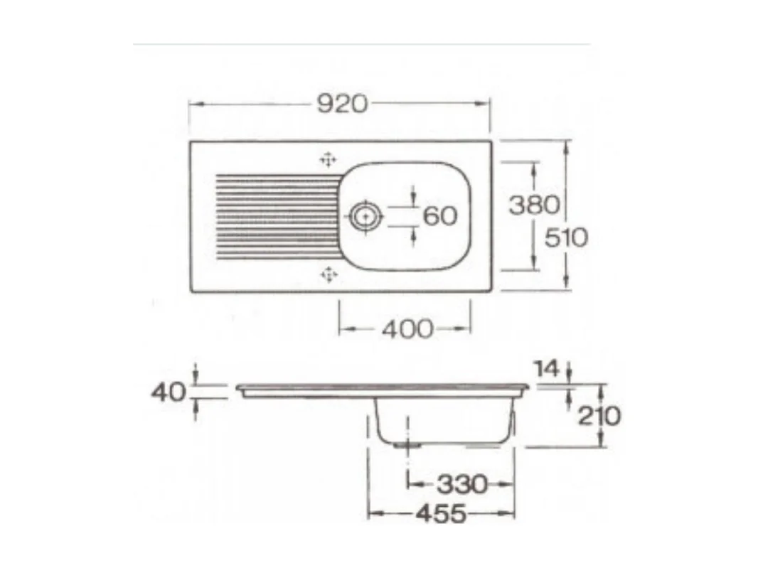 Evier 1 bac VILLEROY ET BOCH  Tudor + mitigeur cuisine GROHE Bauloop bec haut