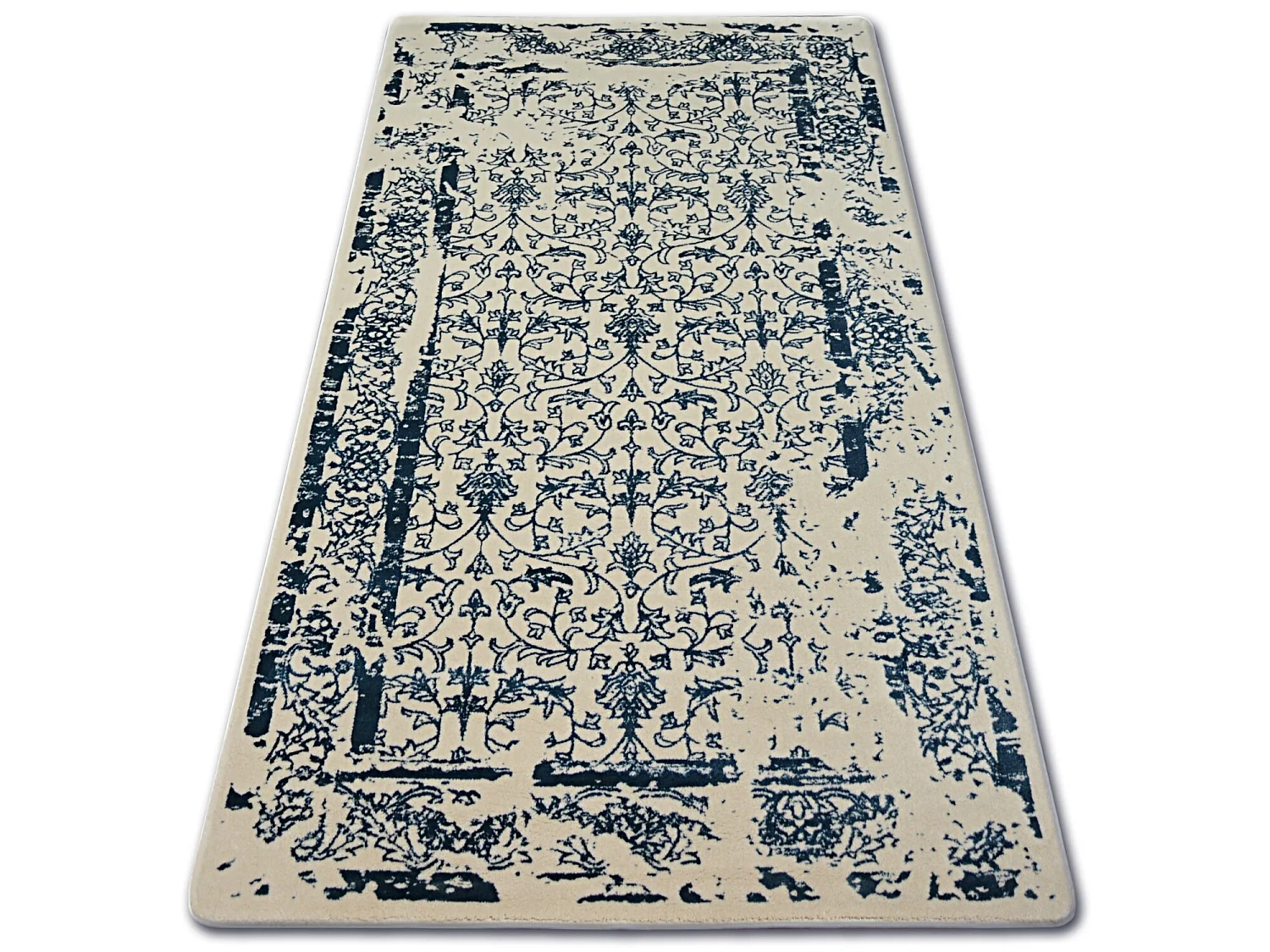 Tapis ACRYLIQUE MANYAS 0920 Ivoire/Bleu 200x300 cm