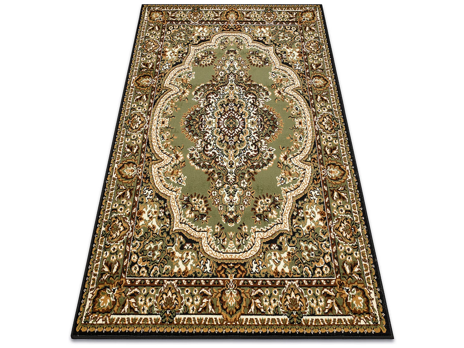 BCF Rug Morad WIOSNA Classic Ornament - verde 160x220 cm