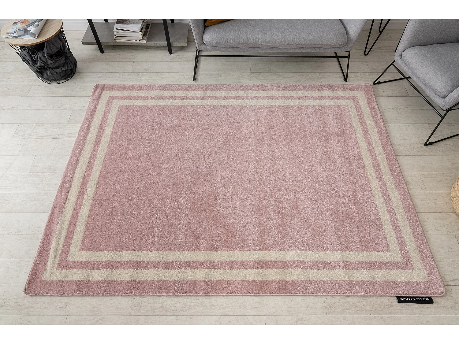 Tapijt HAMPTON Kader rozekleuring 160x220 cm