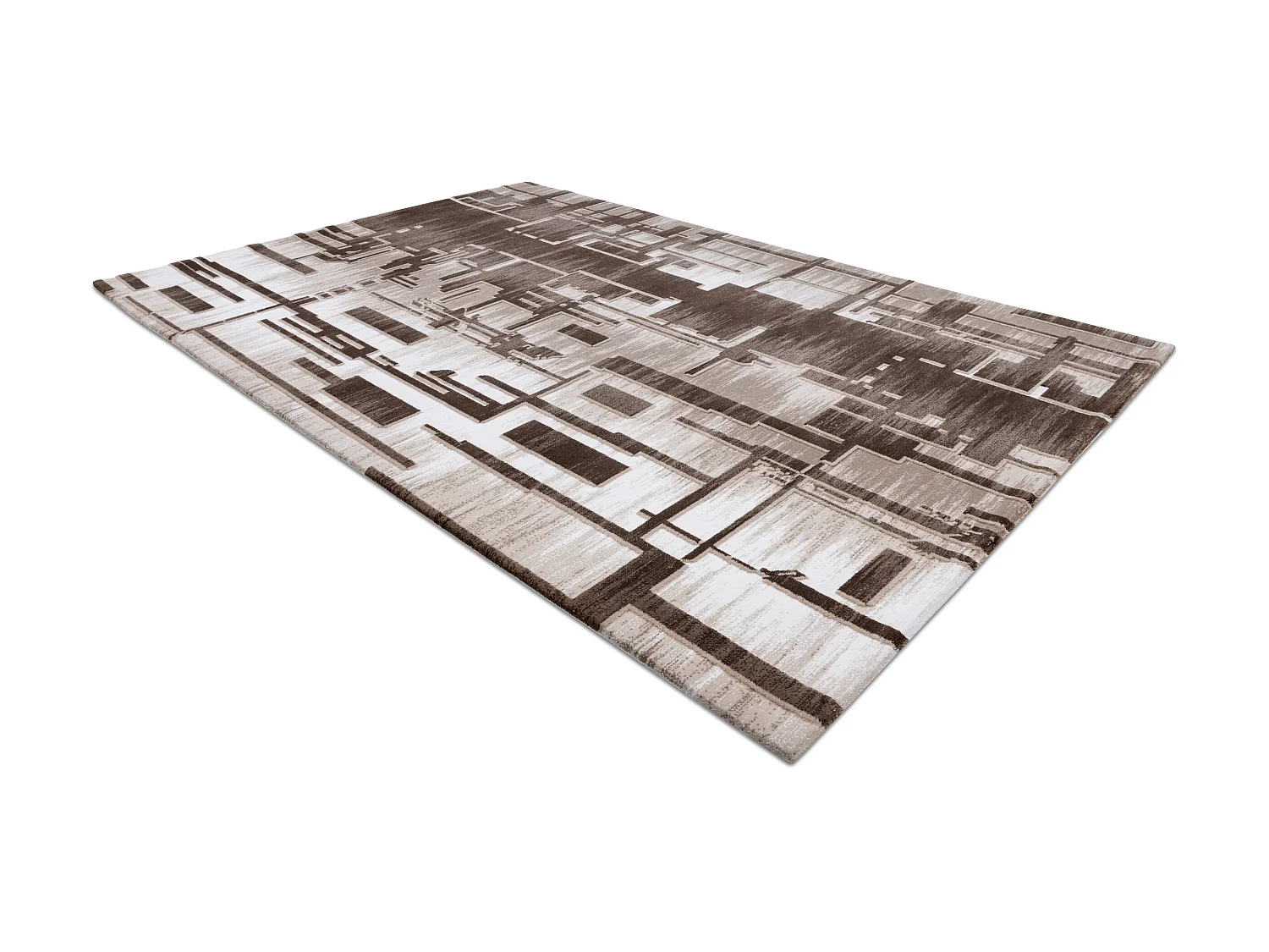 Tapijt ACRYL USKUP Geometrisch , 9481 beige  80x300 cm