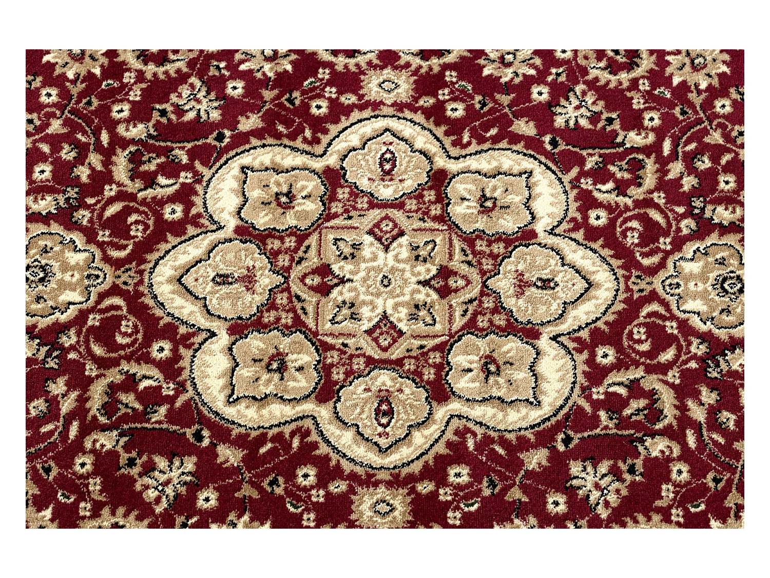 Tapijt ROYAL AGY patroon 0521 kastanjebruin 150x300 cm