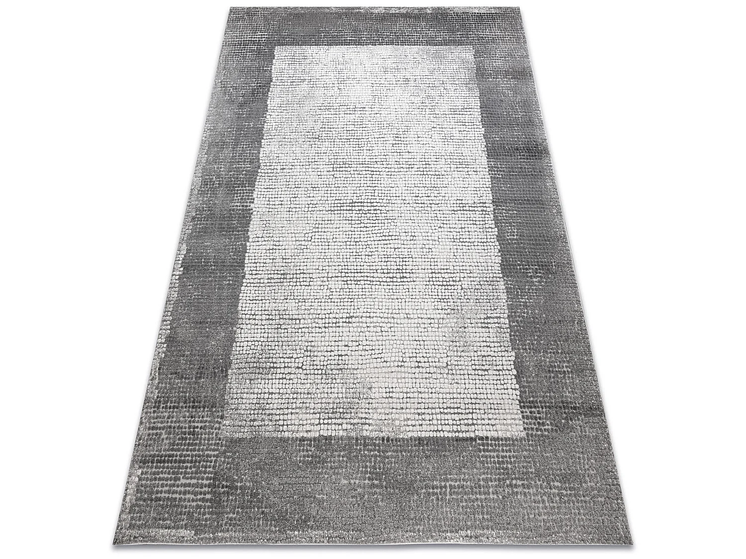 Tapis NOBLE moderne  9730 65 Cadre vintage - Structural deux niveaux d 180x270 cm