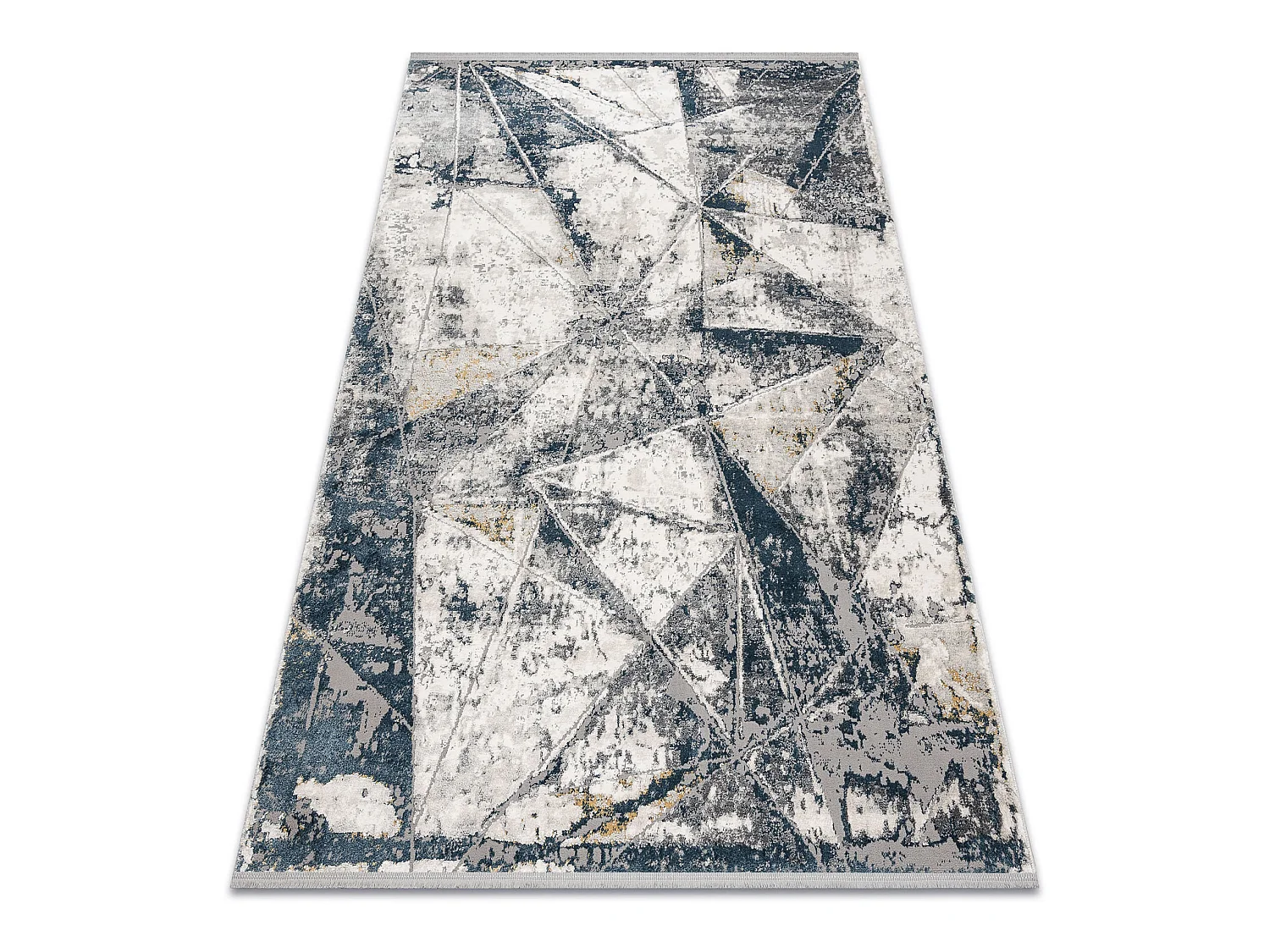 Tapis TULS structural, franges 51326 moderne, Géométrique, mosaïque 240x330 cm