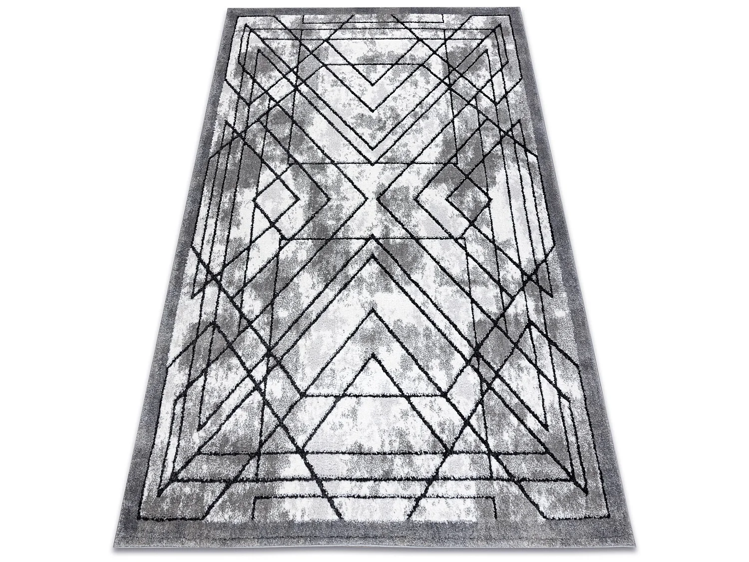 Tapis moderne COZY Tico, géométrique - Structural deux niveaux de mo 280x370 cm