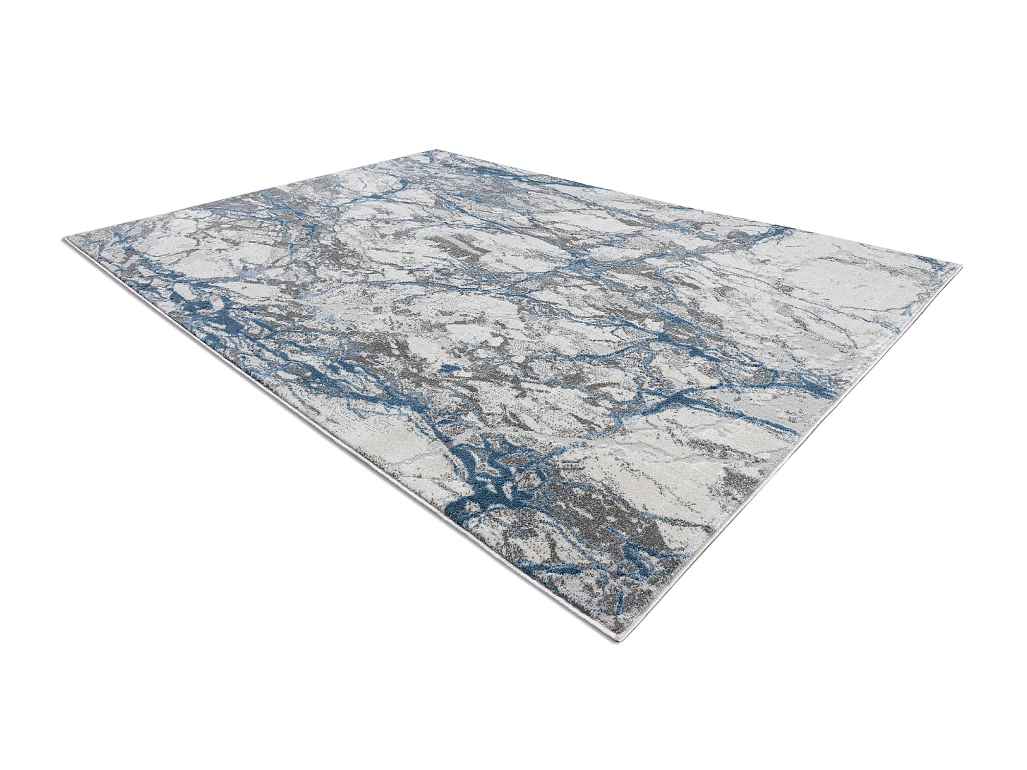 Tapijt NOBLE modern 9962 68 marmeren, steen, structureel, twee poolhoo 240x330 cm