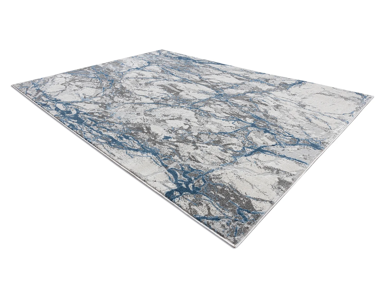 Tapijt NOBLE modern 9962 68 marmeren, steen, structureel, twee poolhoo 240x330 cm