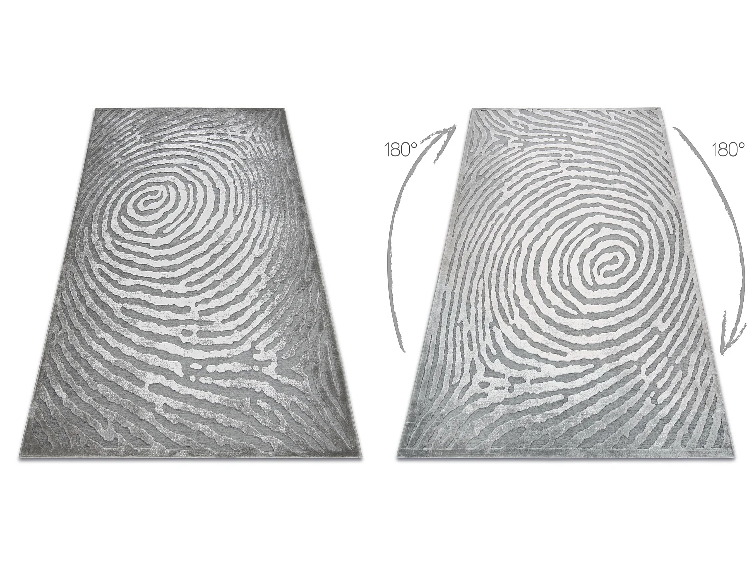 Tapijt ACRYL YAZZ W8535 boomstam boom grijskleuring 133x190 cm