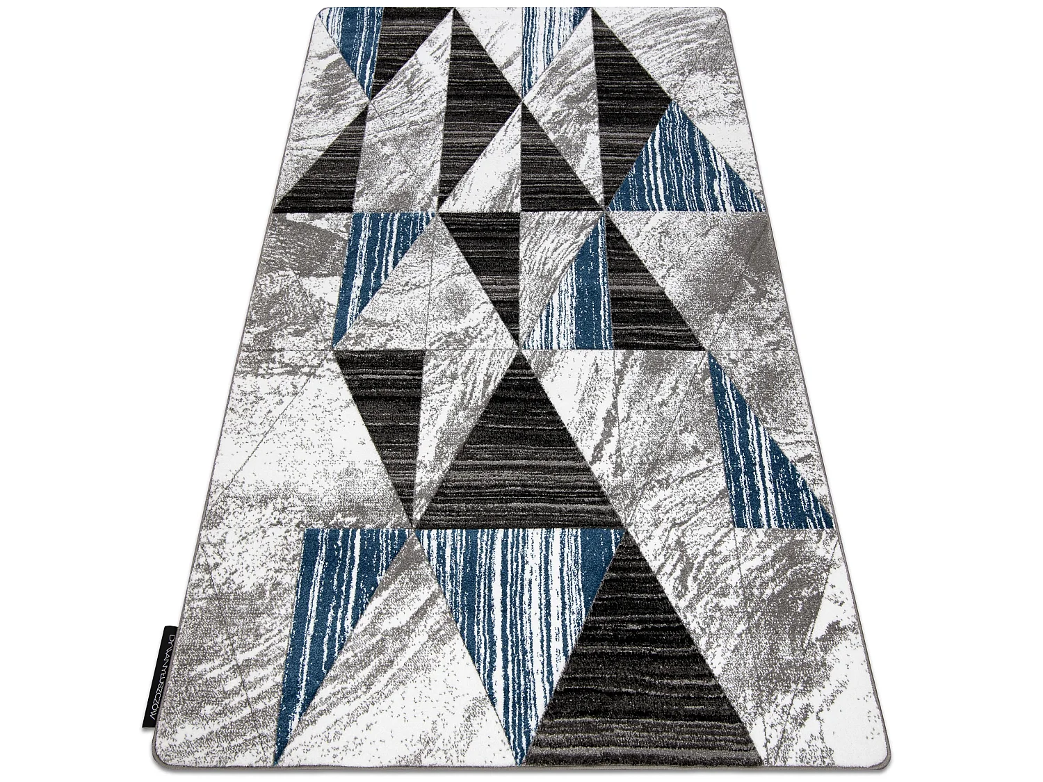 Tapis ALTER Nano triangle bleu 160x220 cm