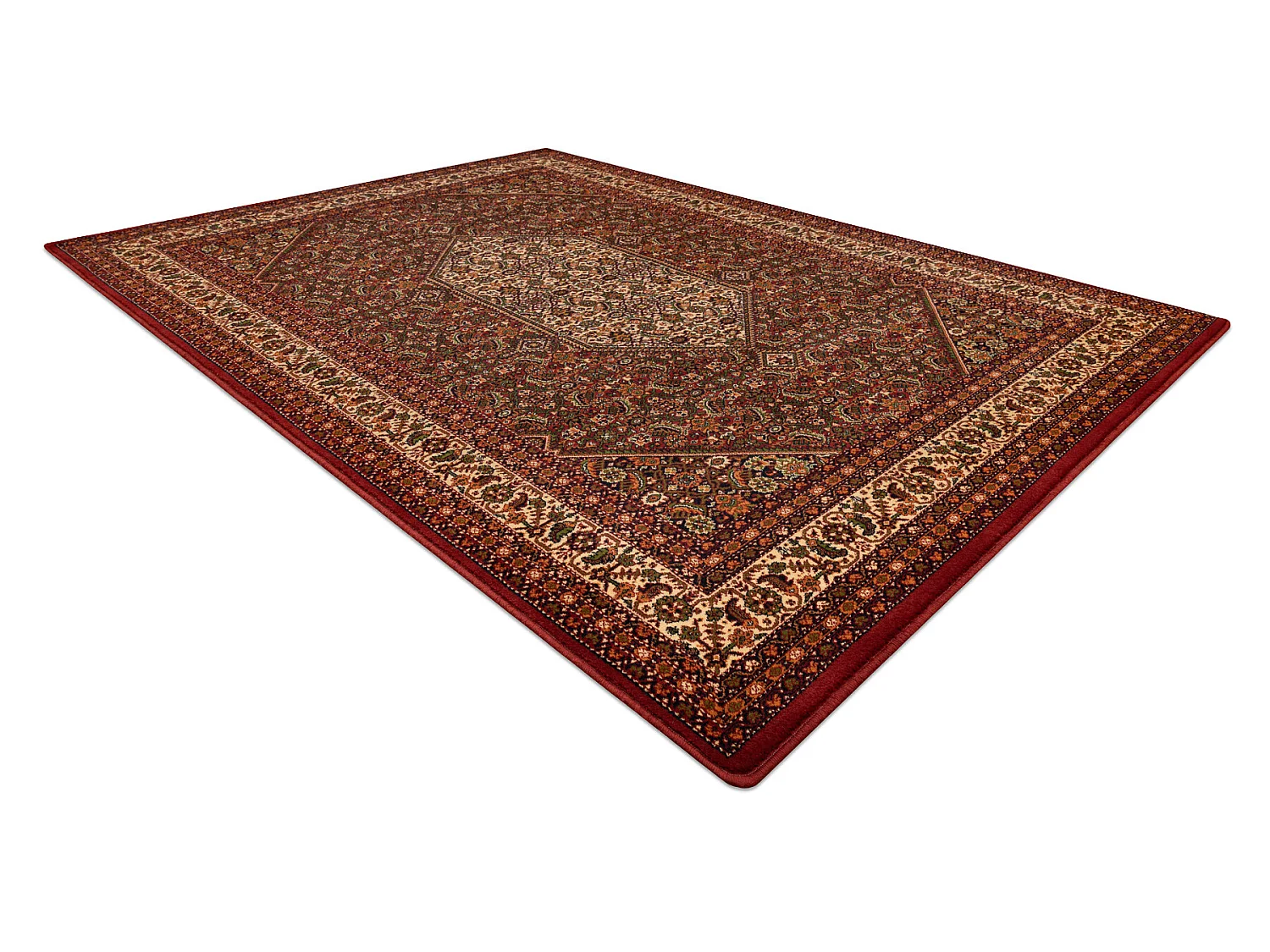 Tapis en laine POLONIA WAWELSKI bourgogne  100x150 cm