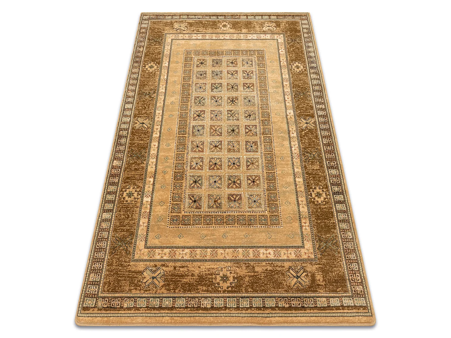 Tapis en laine OMEGA ANTIK miel 66x100 cm