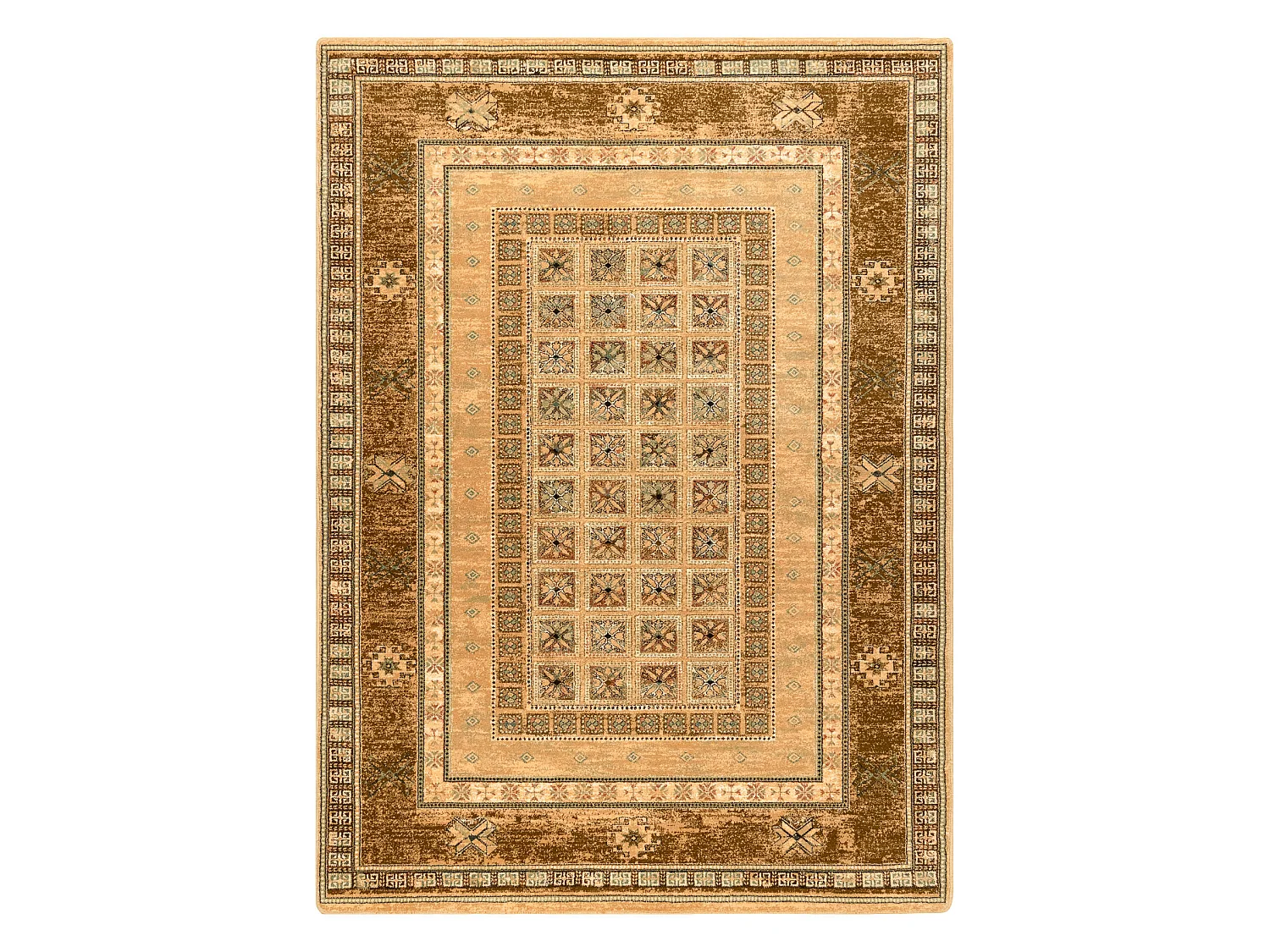 Tapis en laine OMEGA ANTIK miel 66x100 cm