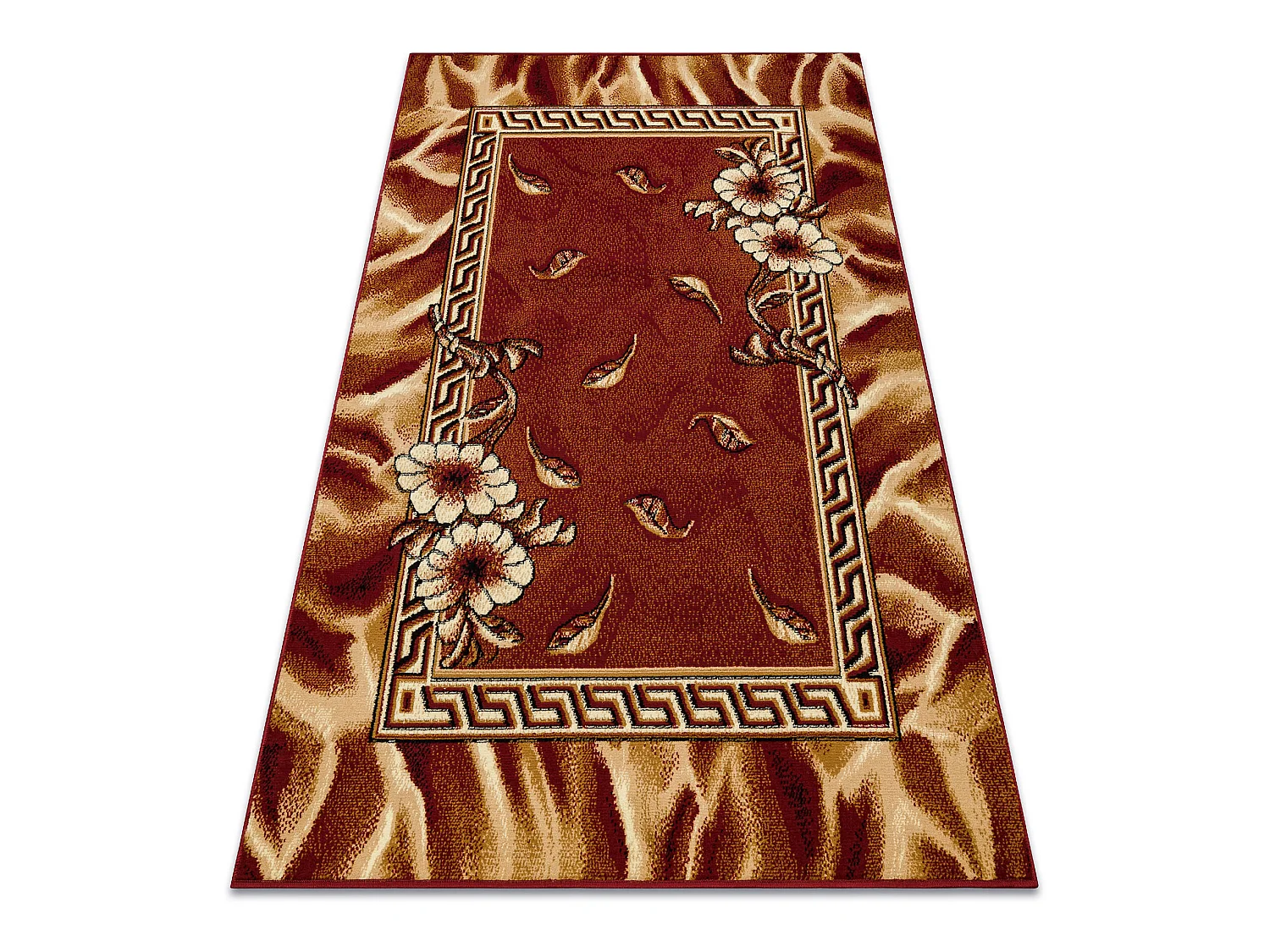 BCF Rug Morad TRIO fleurs, feuilles classique - bordeaux 200x300 cm