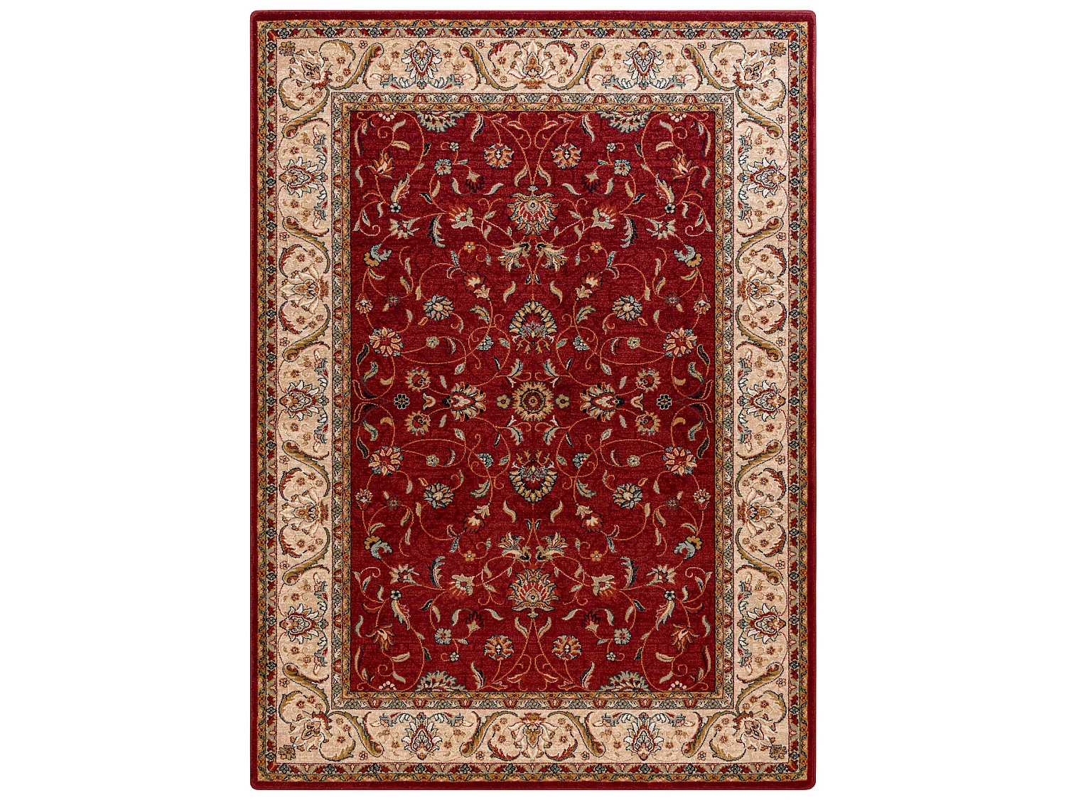 Tapijt OMEGA ARIES bloemen robijn 170x235 cm