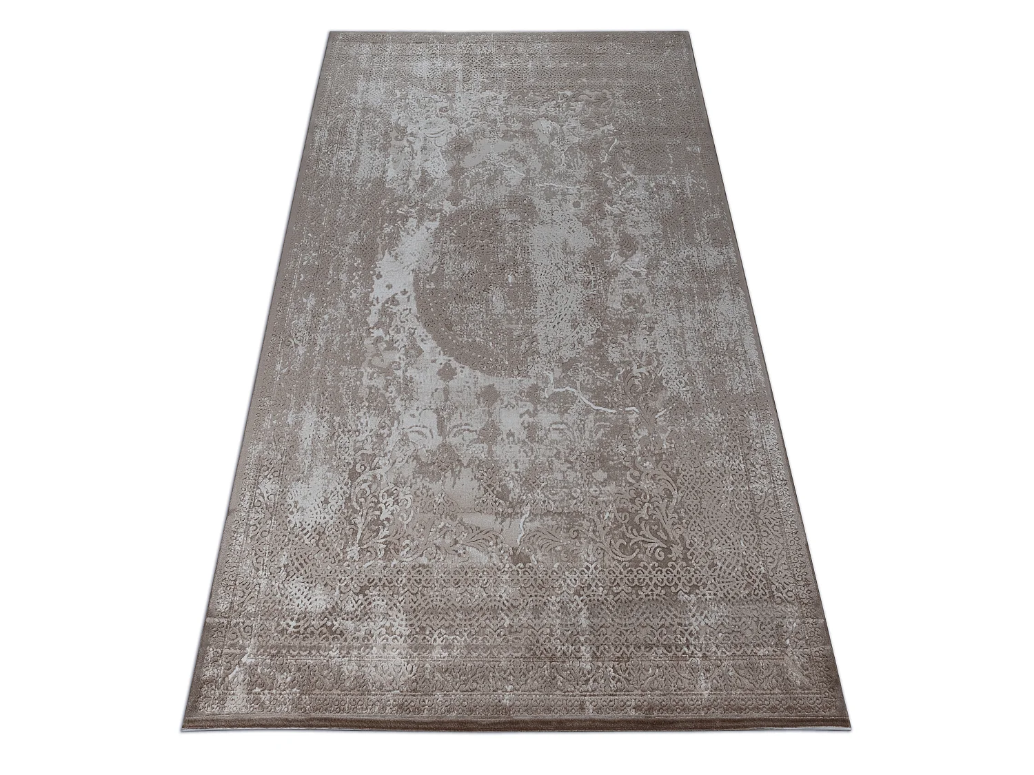 Tapis ACRYLIQUE VALENCIA 2328 ORNAMENT beige et marron 160x235 cm