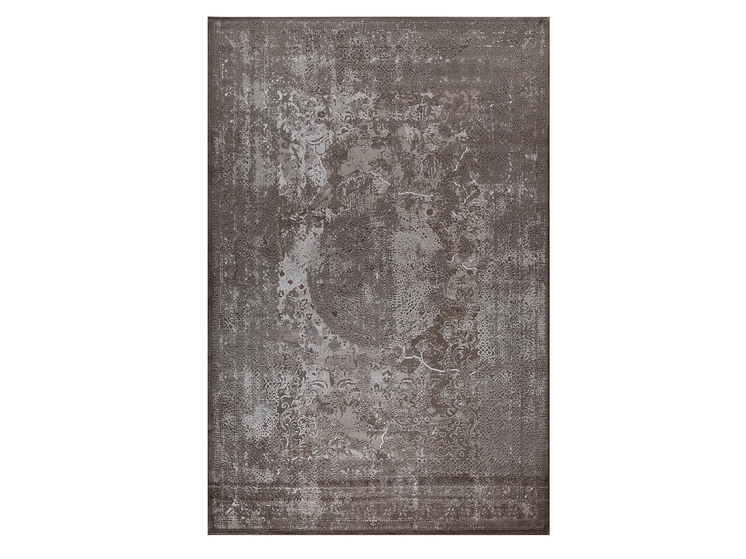 Tapis ACRYLIQUE VALENCIA 2328 ORNAMENT beige et marron 160x235 cm